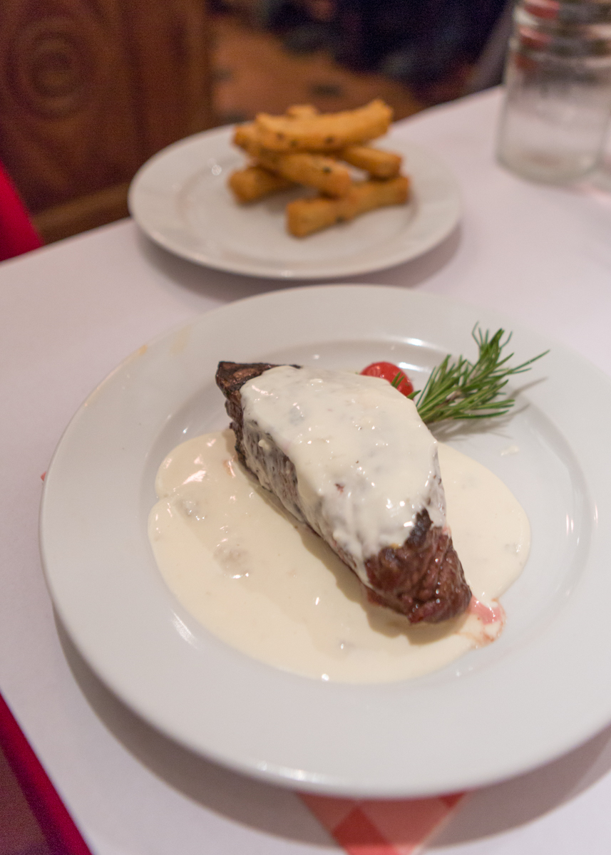 Filet de bœuf sauce gorgonzola